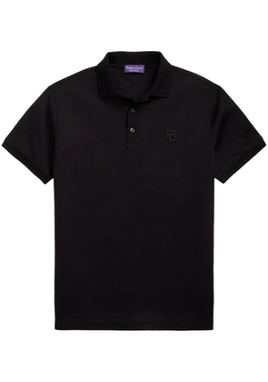 Ralph Lauren Purple Label cotton polo shirt - Black