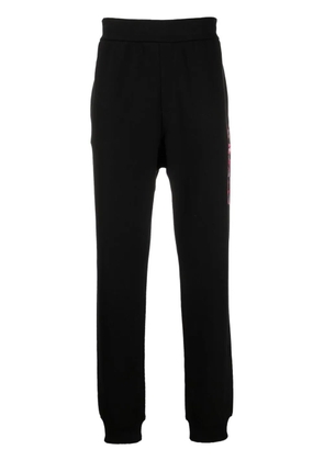 Versace logo-print track pants - Black