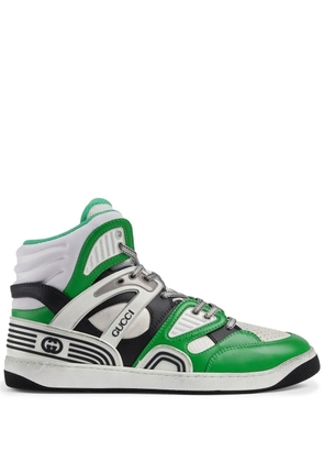 Gucci Basket high-top sneakers - Green