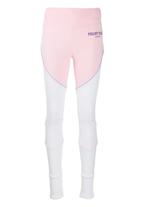 Philipp Plein geometric jogging leggings - Pink