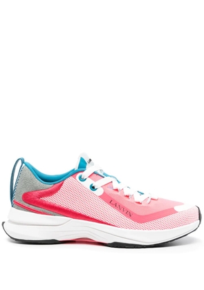 Lanvin L-i panelled mesh sneakers - Pink
