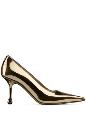 Jimmy Choo 80mm Ixia pumps - Gold