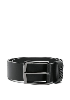 Karl Lagerfeld leather belt - Black
