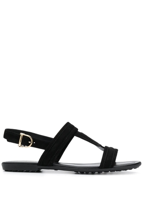 Tod's low heel slingback sandals - Black