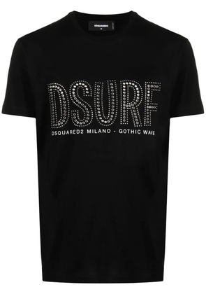 DSQUARED2 logo-studded short-sleeve T-shirt - Black