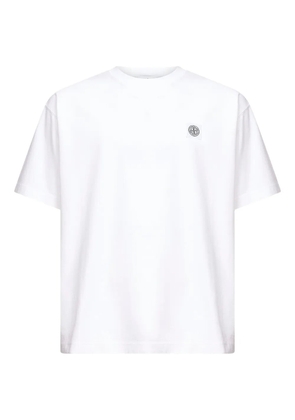 Stone Island compass logo-patch T-shirt - White