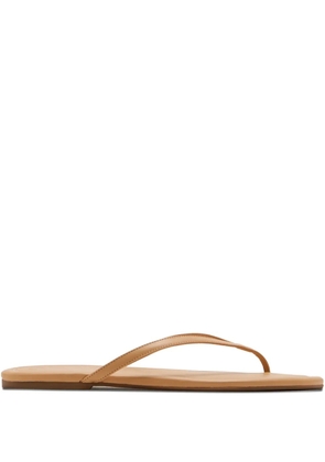 STAUD leather thong sandals - Neutrals