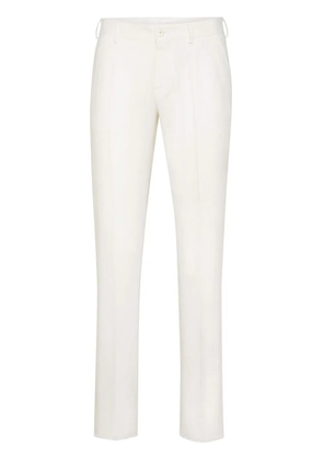 Philipp Plein linen tailored trousers - White
