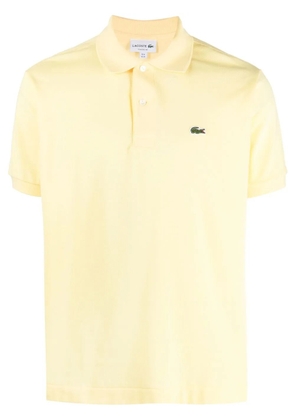Lacoste logo-patch polo shirt - Yellow