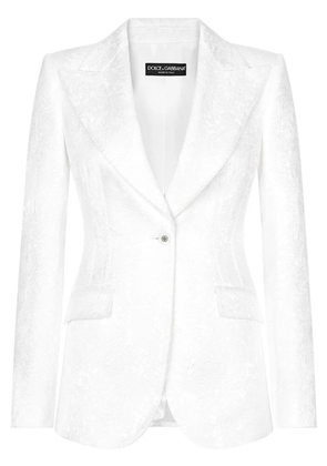 Dolce & Gabbana Turlington single-breasted blazer - White