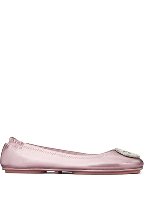 Tory Burch Minnie travel ballerina shoes - Pink