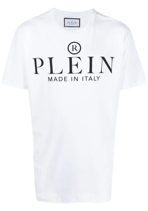 Philipp Plein logo-print cotton T-shirt - White