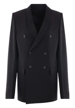 Rick Owens double-breasted wool blazer - Black