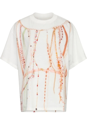 MM6 Maison Margiela jersey T-shirt - White