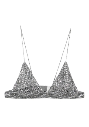 Golden Goose chain embellished top - Silver