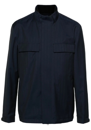Zegna wool zipped jacket - Blue