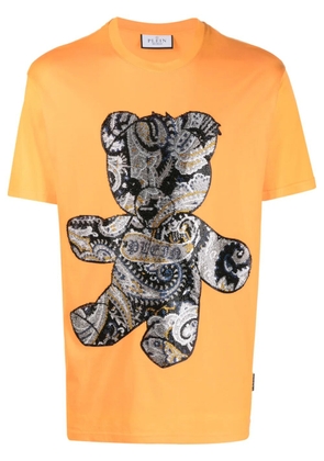 Philipp Plein teddy bear-print T-shirt - Orange