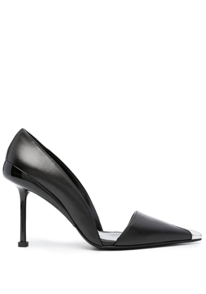 Alexander McQueen Punk 105mm leather pumps - Black