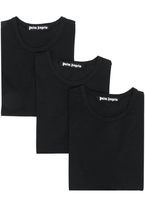 Palm Angels plain stretch-cotton T-shirt - White