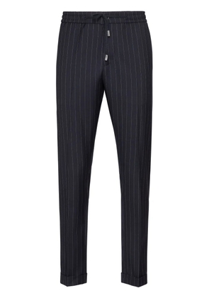 Philipp Plein pinstriped track pants - Blue