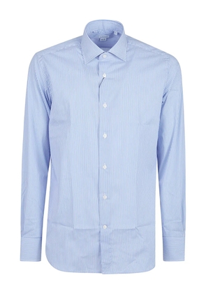 Orian striped cotton shirt - Blue