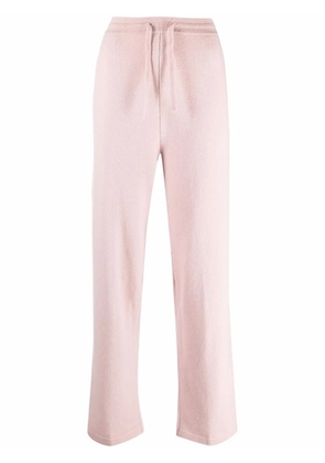 MARANT ÉTOILE straight-leg knitted trousers - Pink