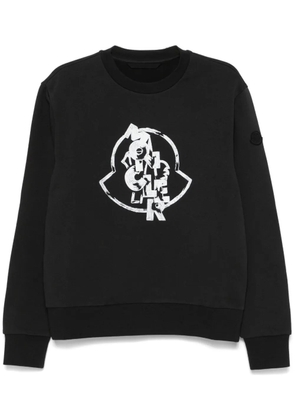 Moncler logo-print sweatshirt - Black