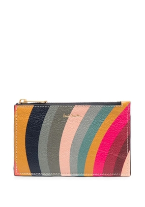 Paul Smith Swirl zipped leather wallet - Blue