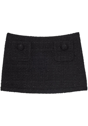Marc Jacobs tweed mini skirt - Black