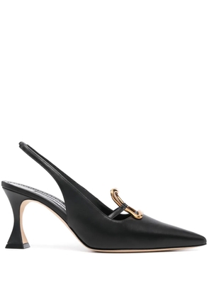 Manolo Blahnik 70mm Nikkal slingback pumps - Black