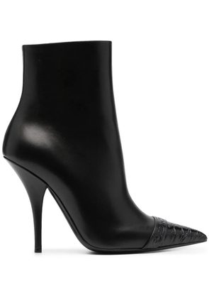 TOM FORD pointed toe leather ankle boots - Black