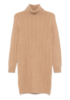 Polo Ralph Lauren cable-knit mini dress - Neutrals
