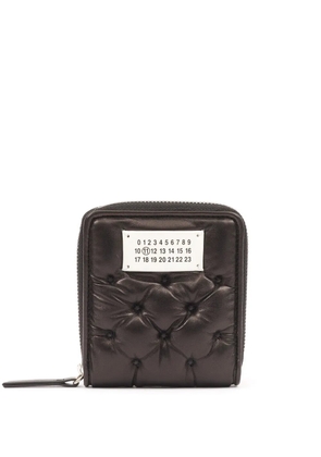 Maison Margiela leather zip around wallet - Brown