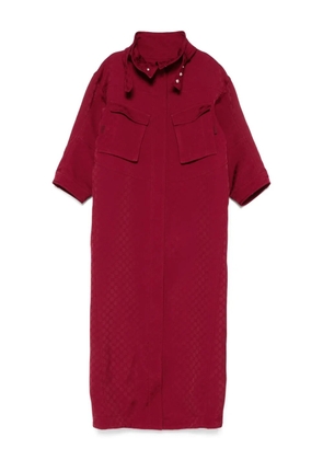 Gucci GG jacquard coat - Red