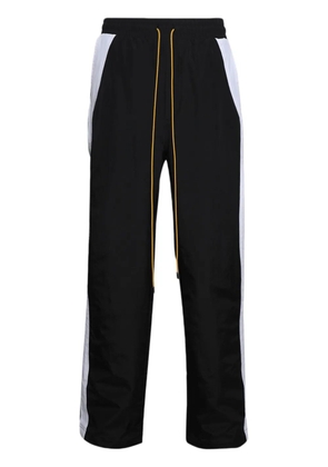 RHUDE colour-block track pants - Black