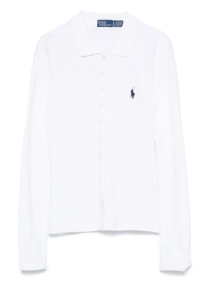 Polo Ralph Lauren button-up long-sleeves polo shirt - White