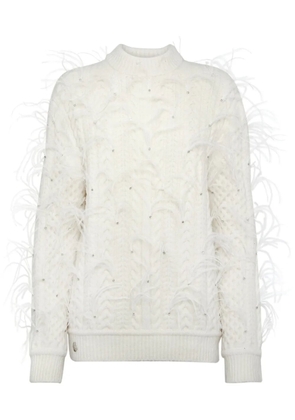 Philipp Plein Merino jumper - White