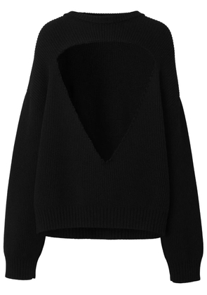 Burberry cut-out wool jumper - Black