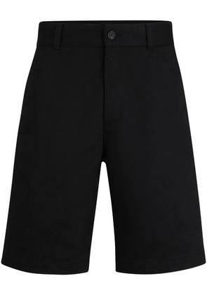 HUGO mid-rise chino shorts - Black