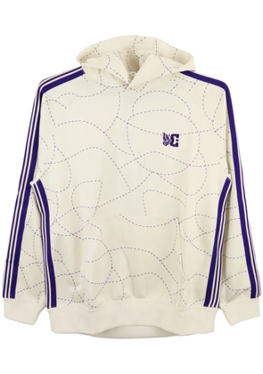 Needles x DC graphic-print hoodie - Neutrals