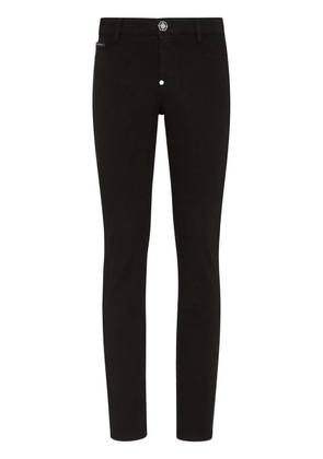 Philipp Plein logo-patch skinny jeans - Black