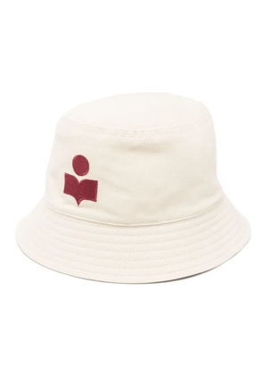ISABEL MARANT Haley logo-embroidered bucket hat - Neutrals