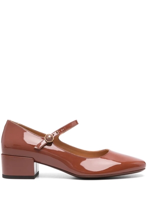 Tod's 40mm leather pumps - Brown