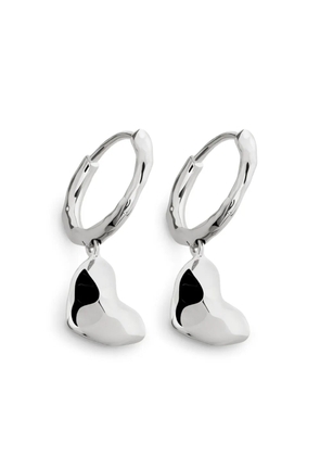 Monica Vinader Heart Drop earrings - Silver