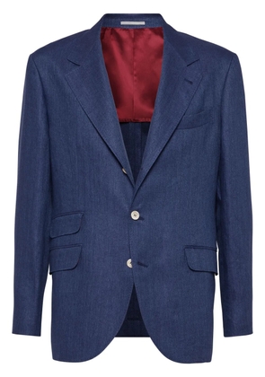 Brunello Cucinelli Cavallo blazer - Blue