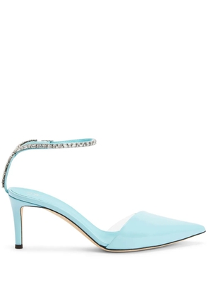 Giuseppe Zanotti 70mm Xenya Crystal pumps - Blue