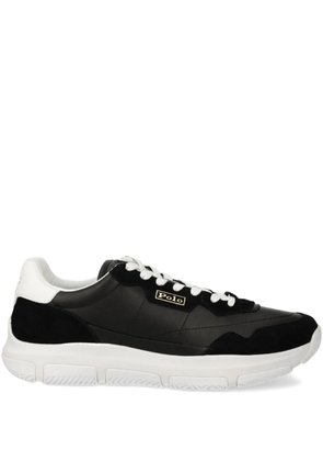 Polo Ralph Lauren leather-panelled sneakers - Black