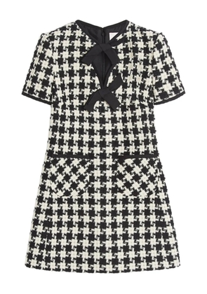 Valentino Garavani Damier Light tweed mini dress - Neutrals
