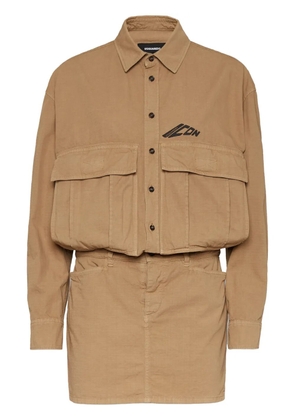 DSQUARED2 Icon-print dress - Neutrals