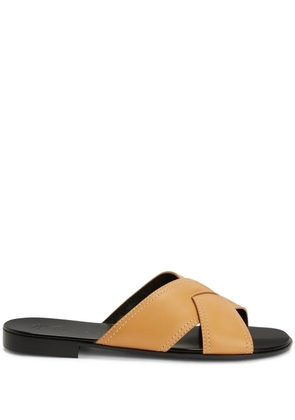 Giuseppe Zanotti Flavio slip-on sandals - Brown
